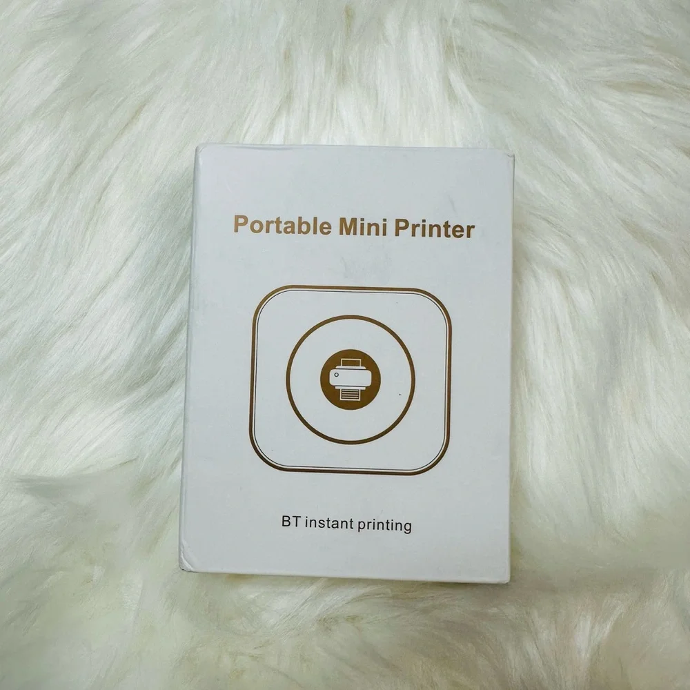 Portable Mini Printer - White - Picture 1 of 5